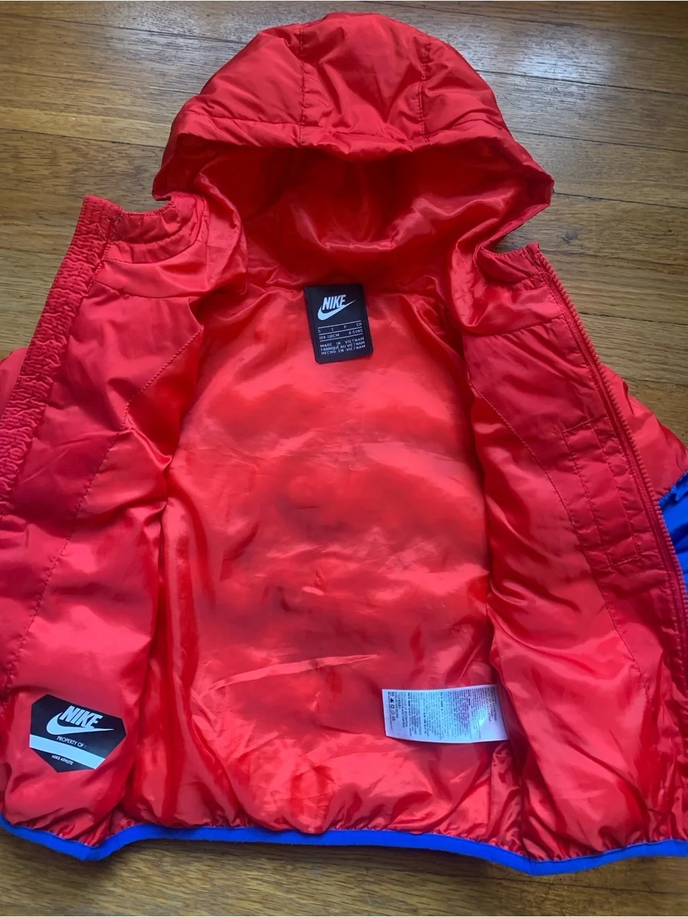 Nike Kids Colorblock winter Puffer Jacket sport 4-5Y 104-110cm